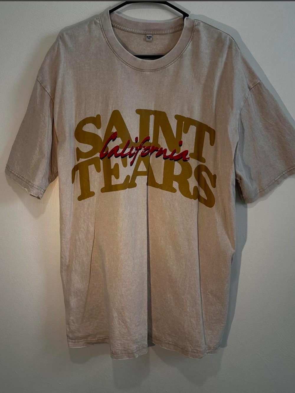 Saint Tears California Graphic Tee - Tan